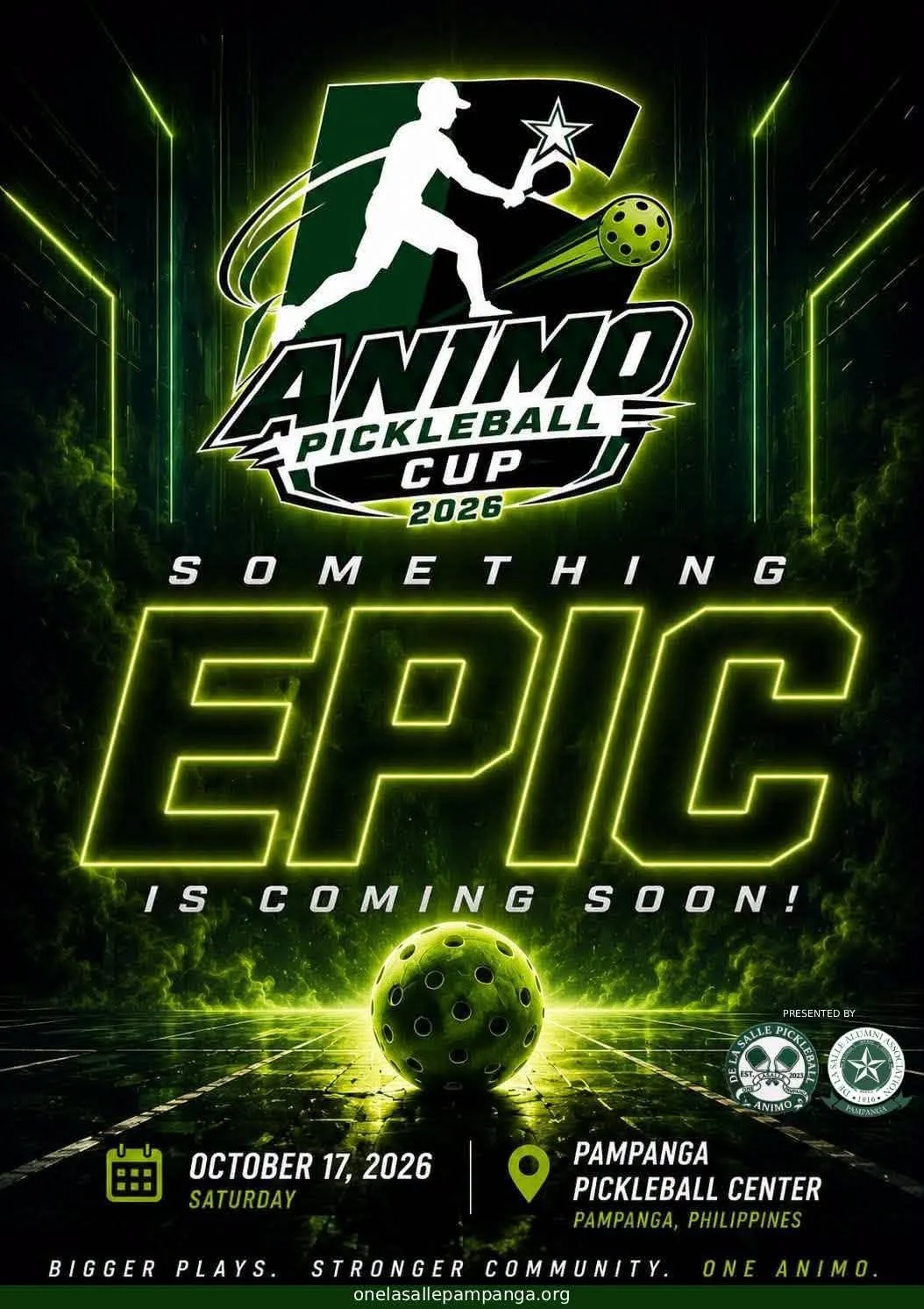 ANIMO PICKLEBALL CUP 2026 Poster