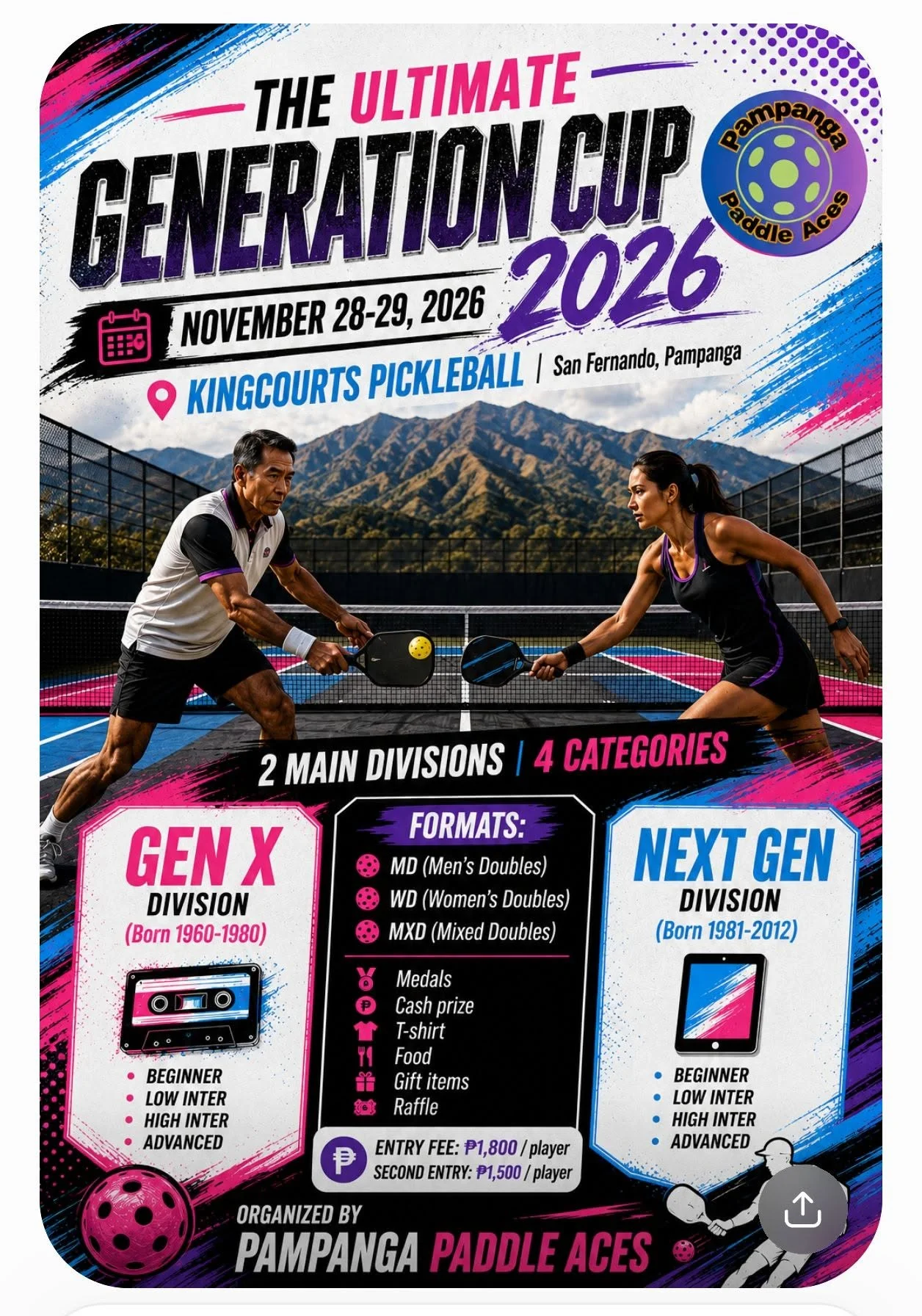 THE ULTIMATE GENERATION CUP 2026 Poster